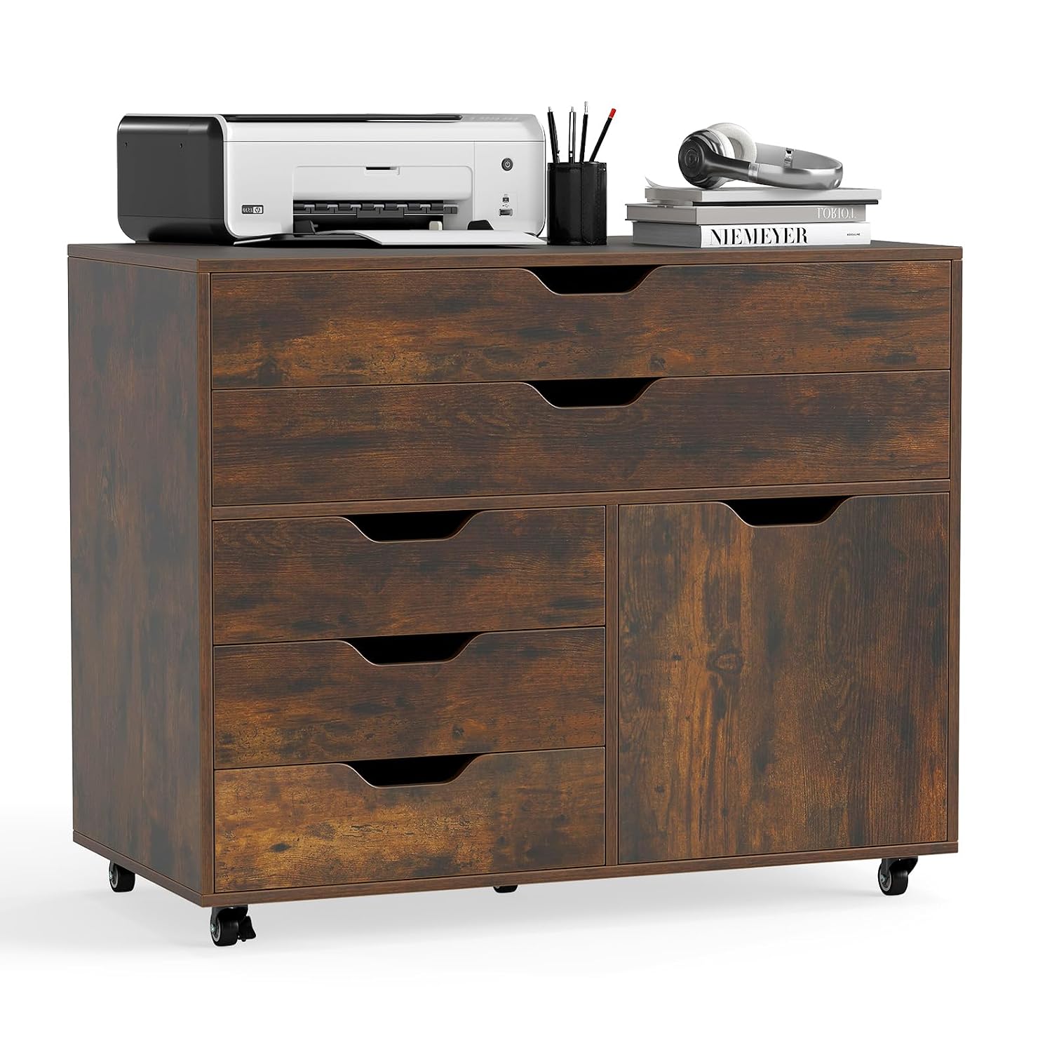 File Cabinet Lateral - Armário de Arquivo Lateral Móvel com