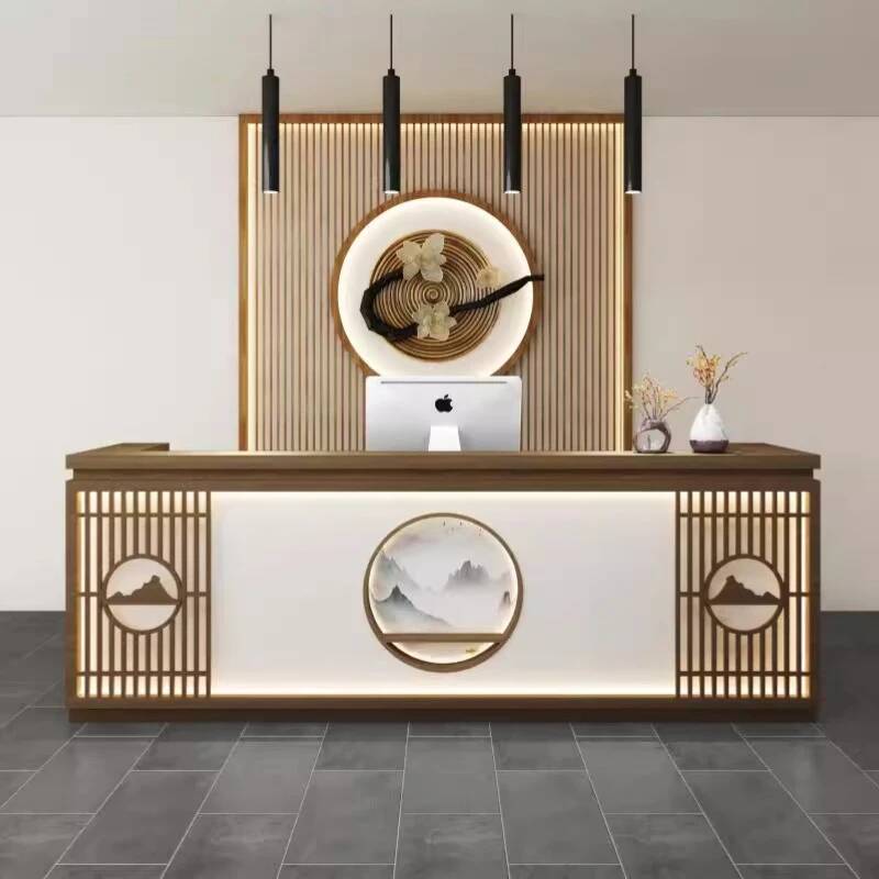 Office Furniture Usa - Balcão de Recepção Clássico Simples Estilo