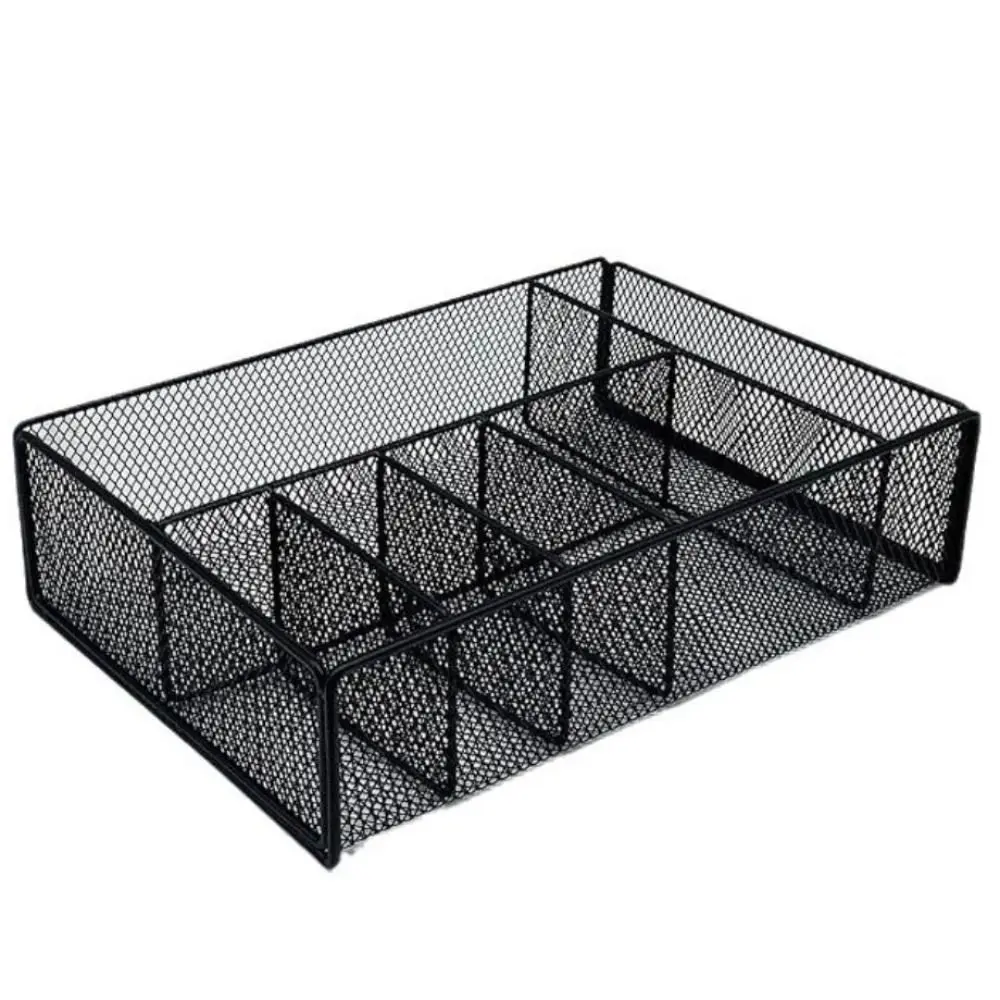 Paper Basket Mesh - Cesta de armazenamento de metal preto