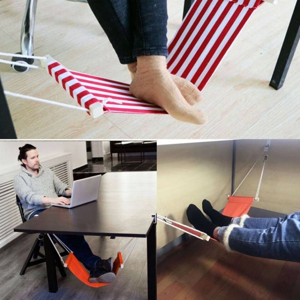 Under Desk Hammock - Ajustável Pastoral Descansando Hammock, Pano De