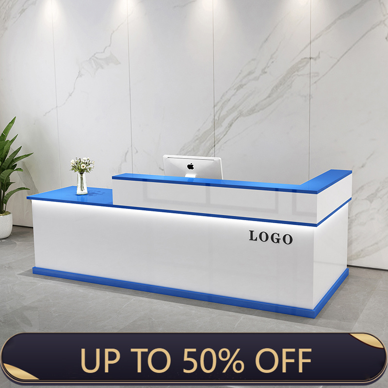 Office Furniture Usa - Balcão de Recepção de Luxo para