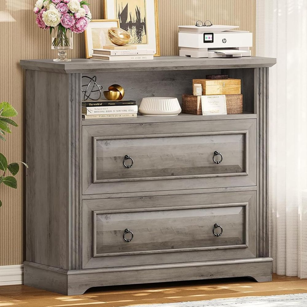 Armário de arquivo de madeira  - File Cabinet Lateral avaliação e preço