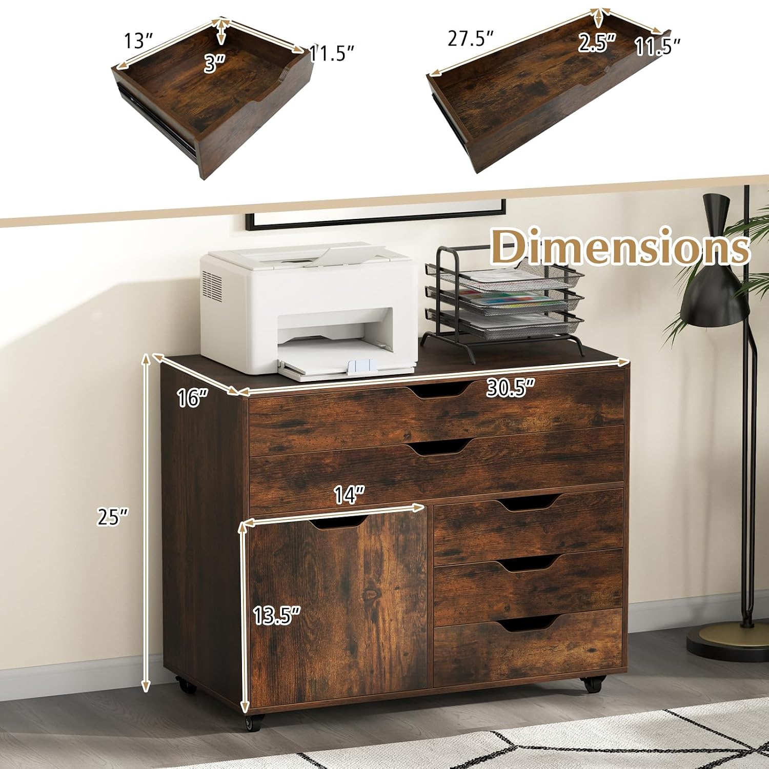 Armário de Arquivo Lateral Móv - File Cabinet Lateral avaliação e preço