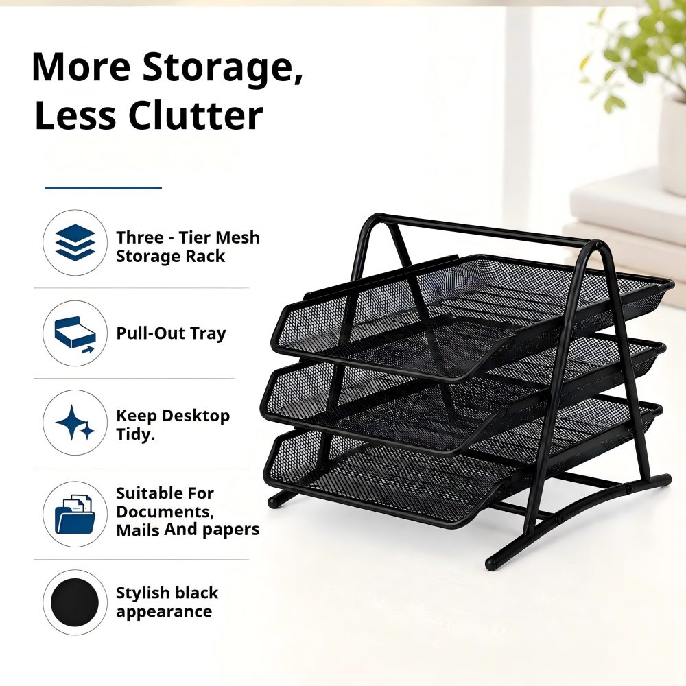 Organizador de Arquivos de Mal - Paper Basket Mesh avaliação e preço