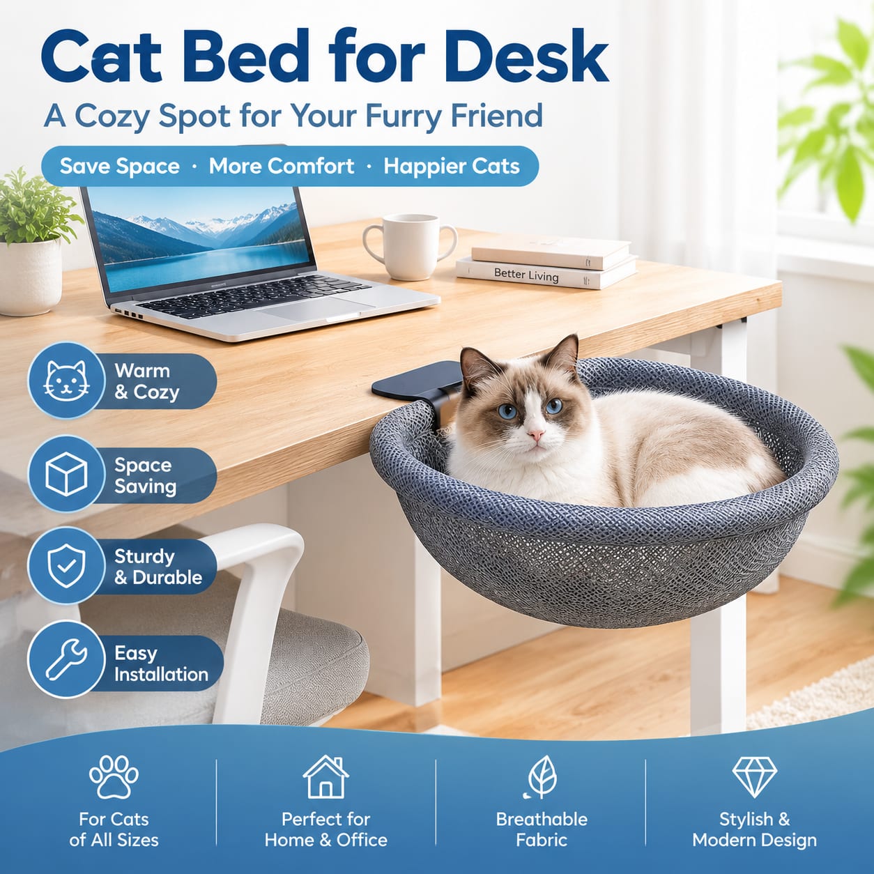 Rede de descanso dobrável e re - Under Desk Hammock avaliação e preço
