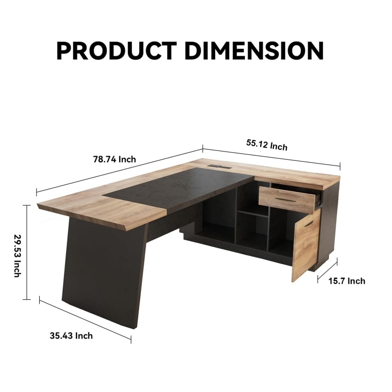 Conjunto de Mesa de Computador - Office Furniture Usa avaliação e preço