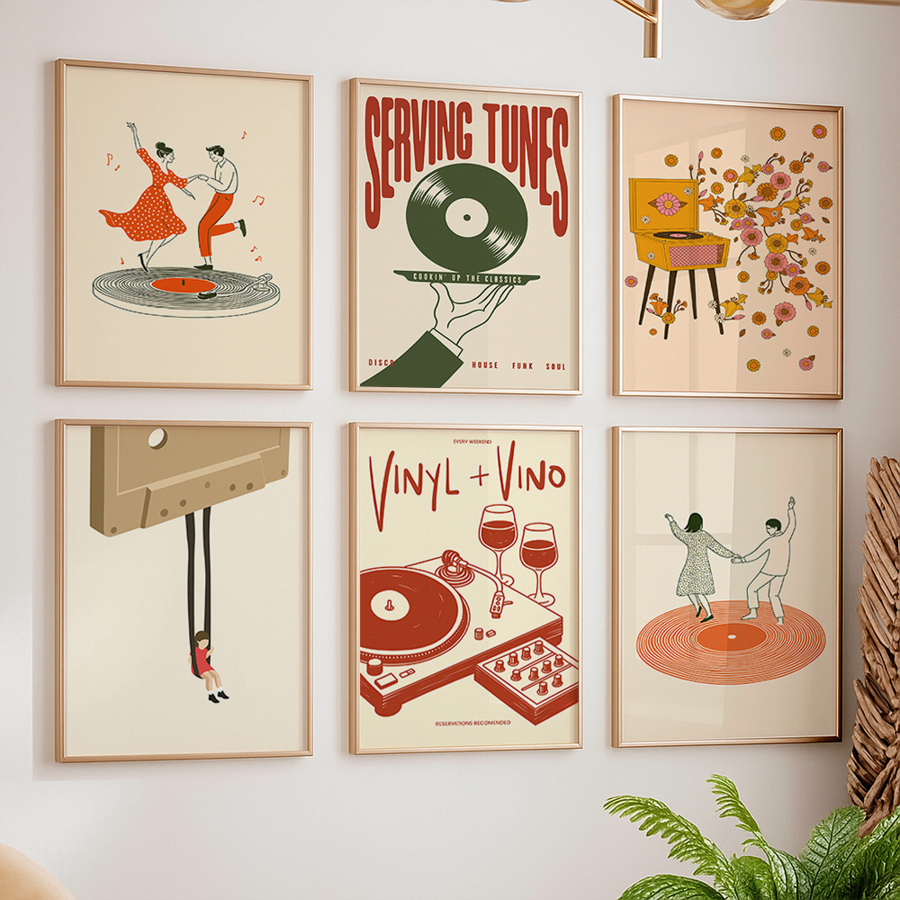 1 unidade Pôster de Música Vin - Office Furniture Design avaliação e preço