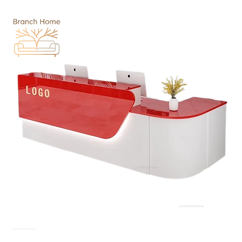 Balcão de Recepção de Luxo com - Office Furniture Usa avaliação e preço