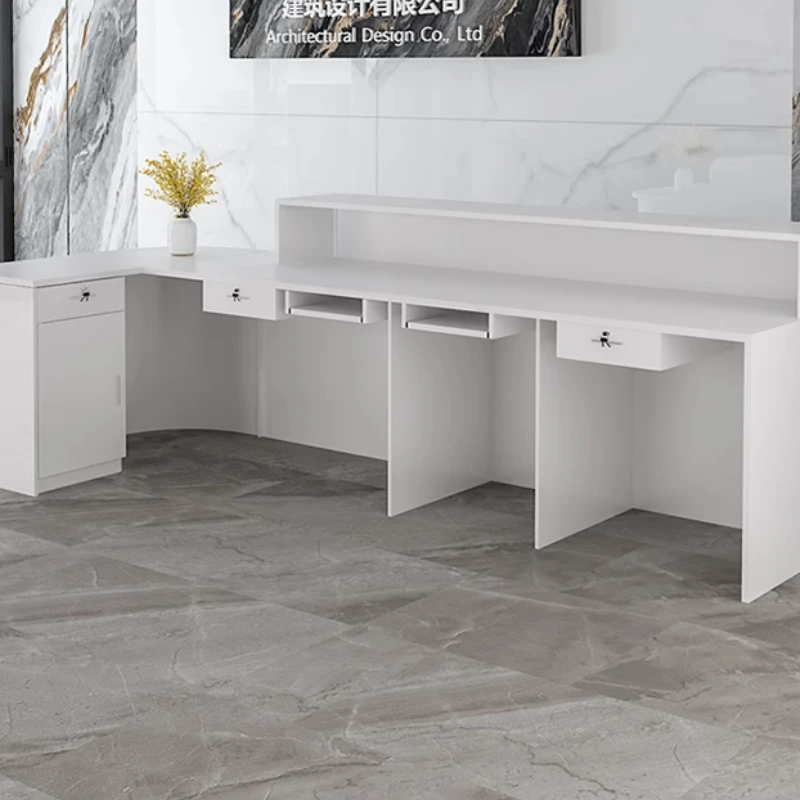 Balcão de Recepção de Luxo com - Office Furniture Usa avaliação e preço