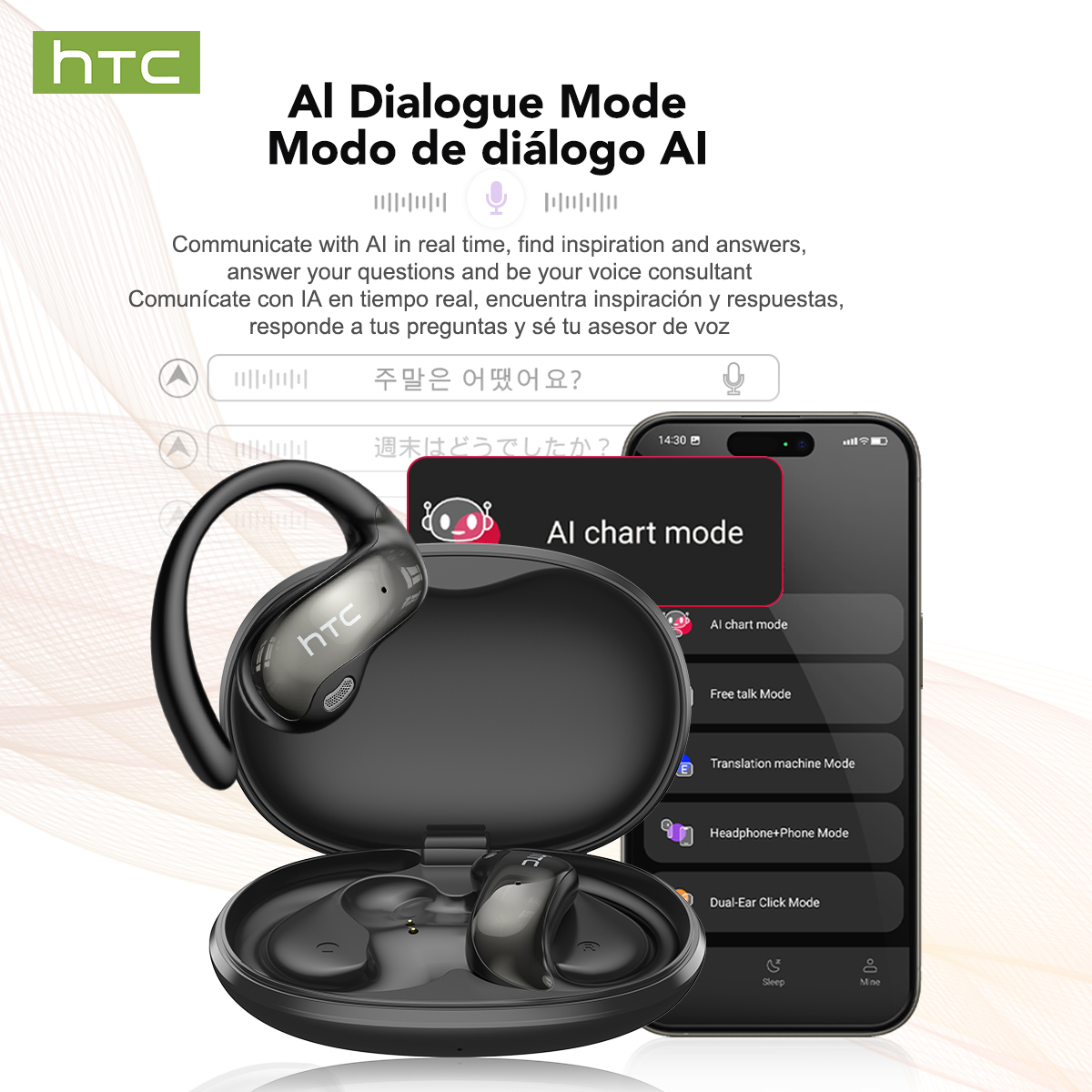 Htc ne19 fones de ouvido bluet - Telephone Headset Office avaliação e preço