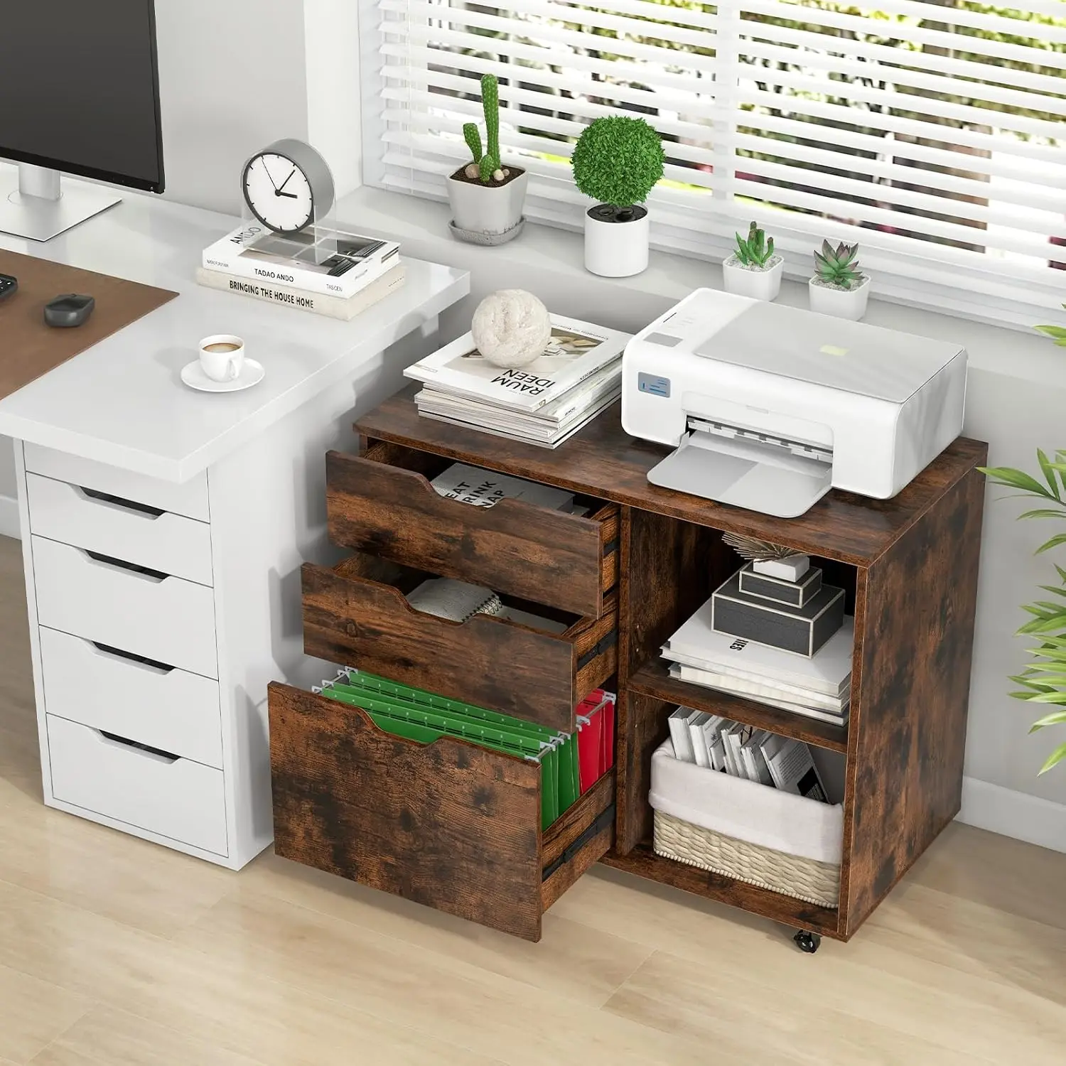 Armário de Arquivo com 3 Gavet - File Cabinet Lateral avaliação e preço