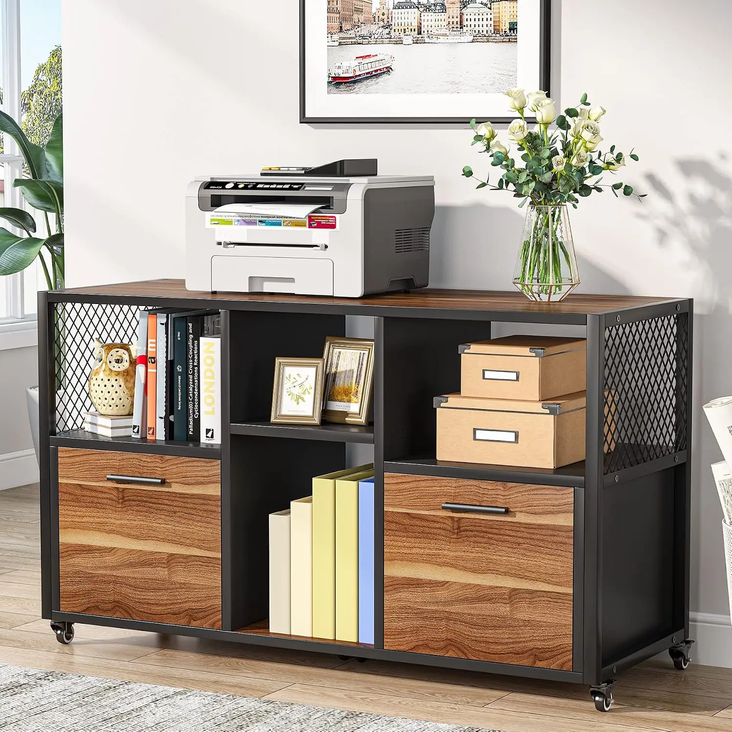 Armário de Arquivo de Madeira  - File Cabinet Lateral avaliação e preço