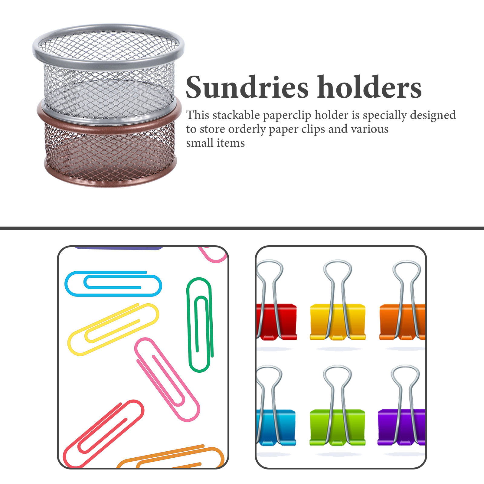 2 Peças Organizador de Mesa em - Paper Basket Mesh avaliação e preço