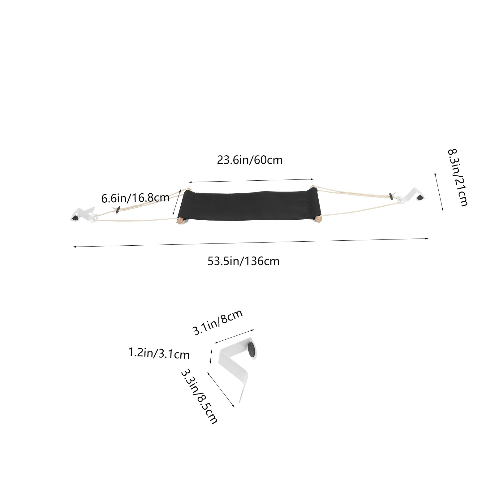 1 Conjunto de Rede para Pés pa - Under Desk Hammock avaliação e preço